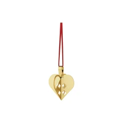 2025 Juleornament Hjerte, gull