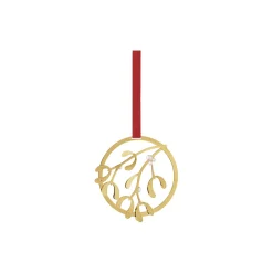 2025 Juleornament Misteltein, gull
