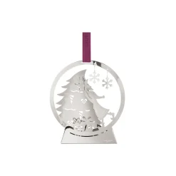 2025 Juleornament Snøkule, sølv