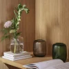 Acorn vase, clear