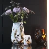 After Rain vase stor, hvit m/dekor