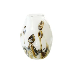 After Rain vase stor, hvit m/dekor