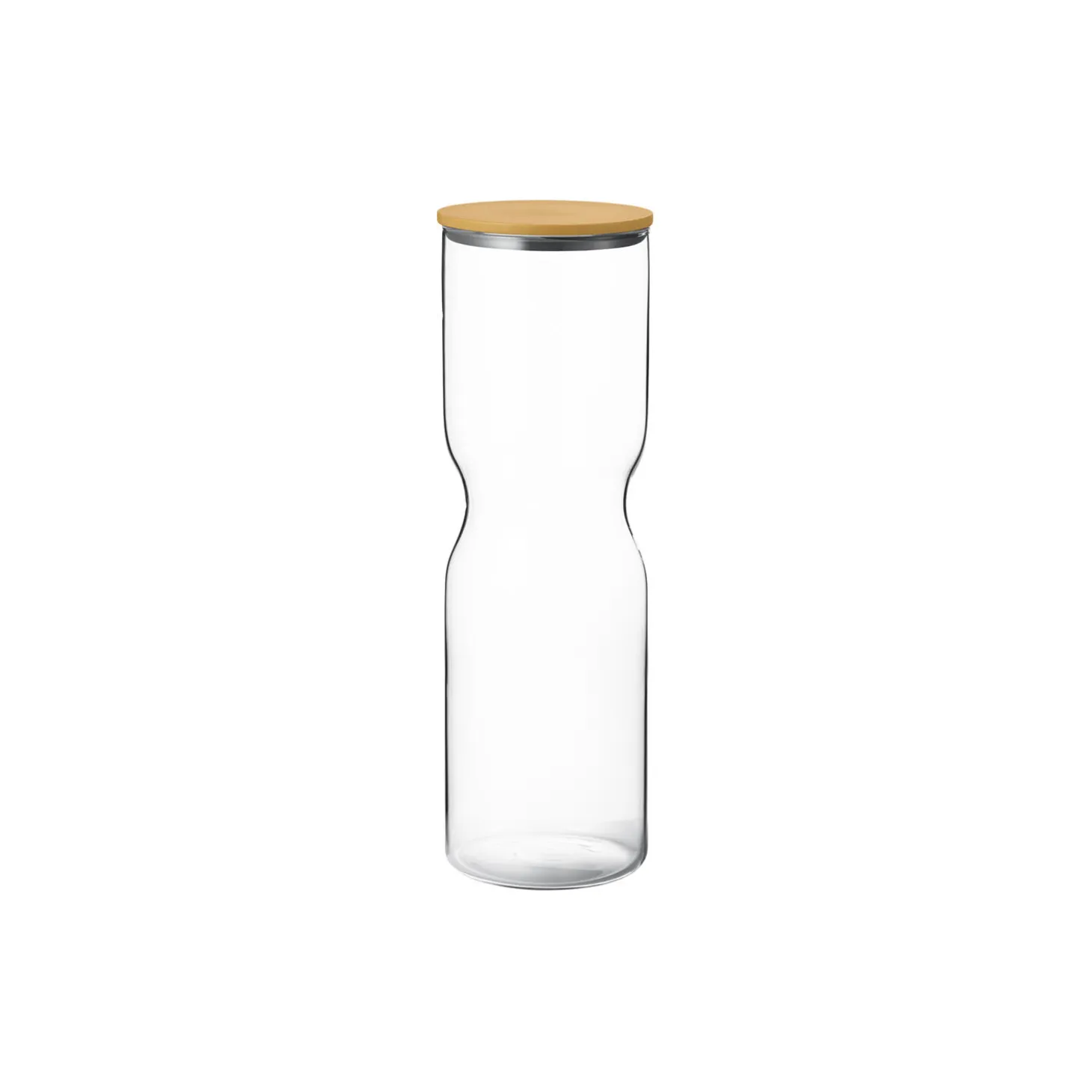 ALFREDO oppbevaringsdunk X-large 2 L, glass/gul