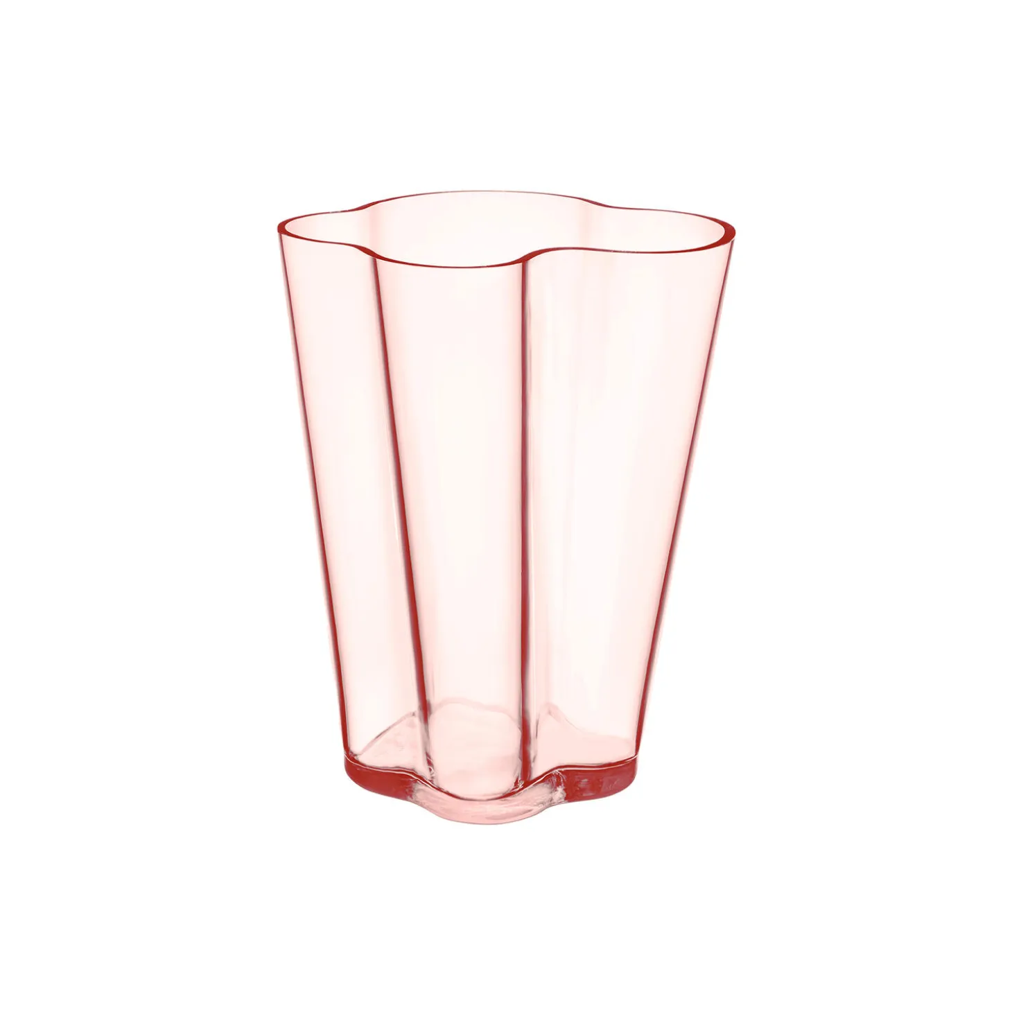 Alvar Aalto vase, salmon pink
