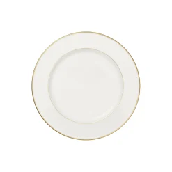 Anmut Gold rundt serveringsfat, hvit/gull