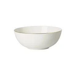 Anmut Gold serveringsskål, hvit/gull