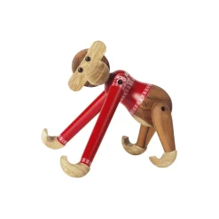 Ape med julegenser 2024 liten teak/limba