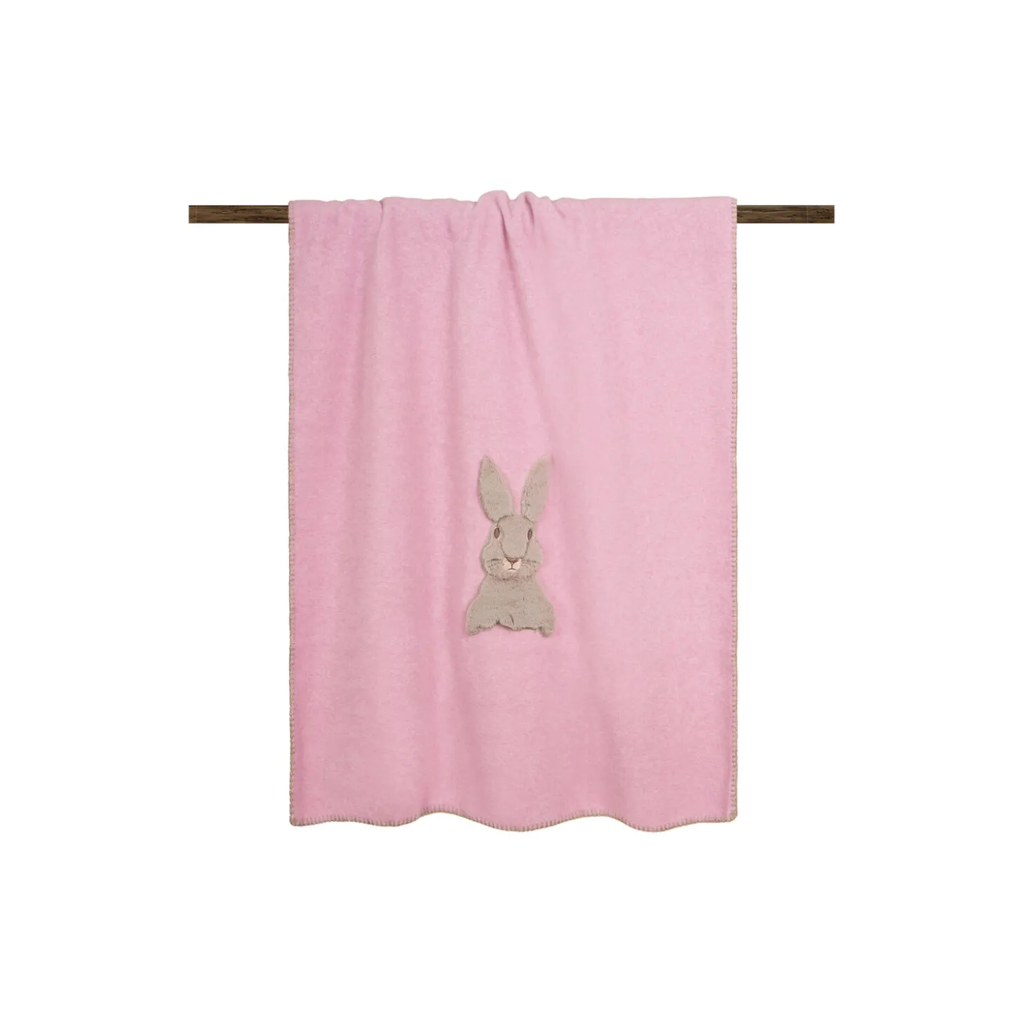Baby Sweet Bunny Bamboo pledd, pink