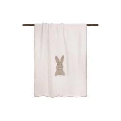 Baby Sweet Bunny Bamboo pledd, cream