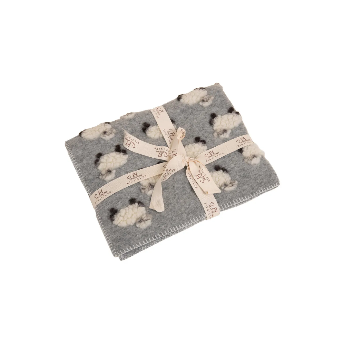 Baby Sweet Lamb Wool pledd, grey