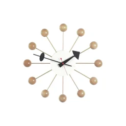 Ball Clock, natural beech