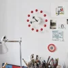 Ball Clock, red