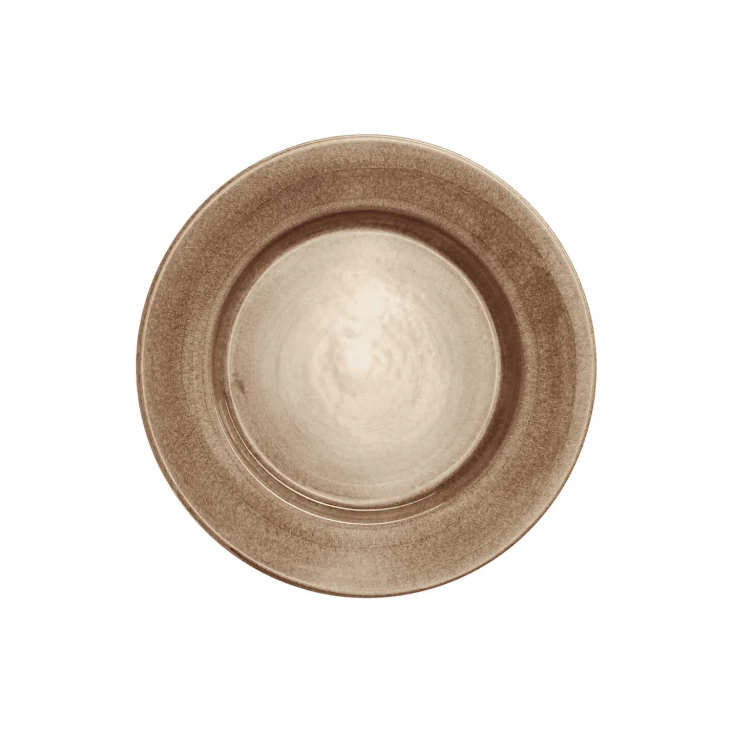 Basic tallerken 28 cm, cinnamon