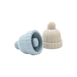 Beanie flaskekork, blå/grå