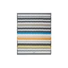 Best Fouta strandhåndkle, svart multifarget