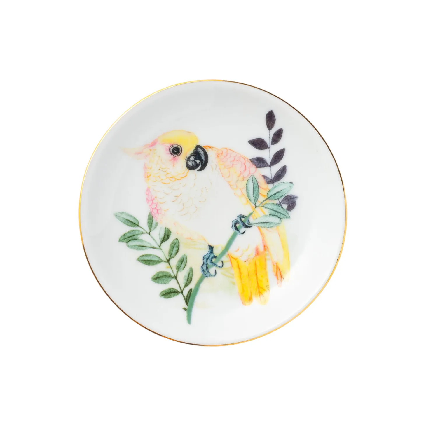 Bijoux miniplatte Cockatoo 11 cm, white
