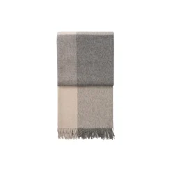 Blocks pledd, beige