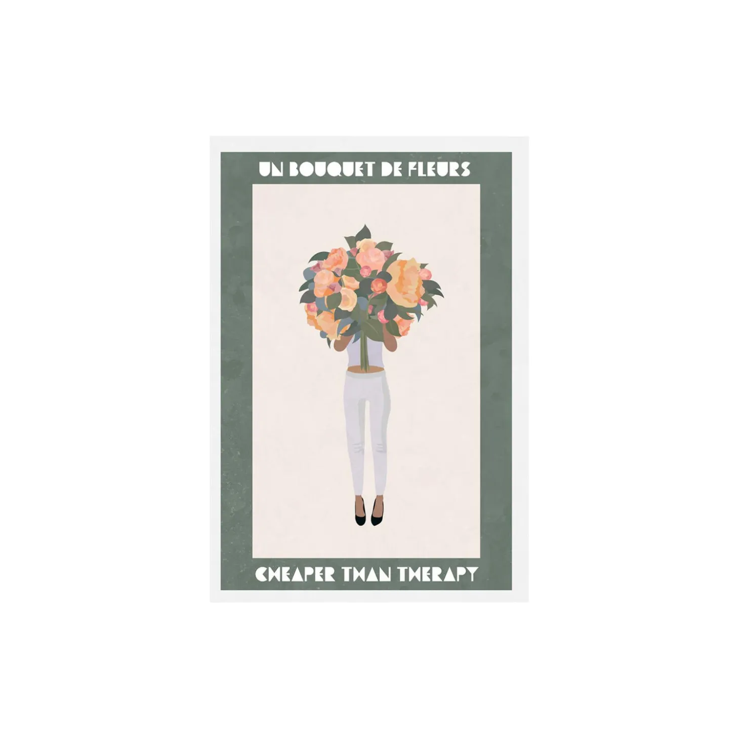 Blomster jenteterapi - Kunstkort