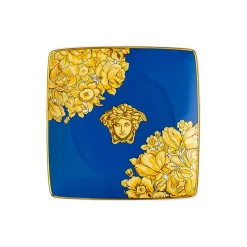 Bowl 12 cm square flat, medusa rhapsody blue