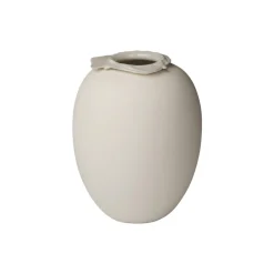 Brim vase, beige