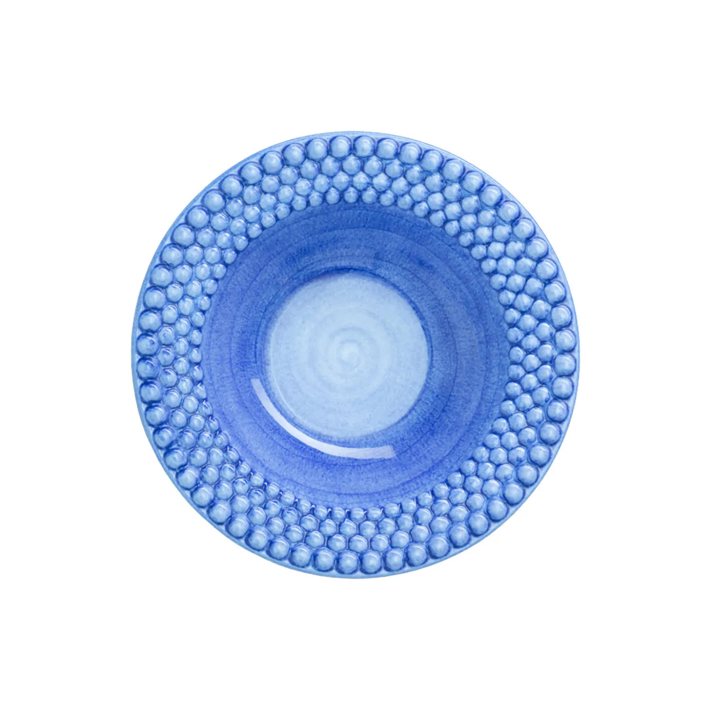 Bubbles suppetallerken 25 cm, light blue