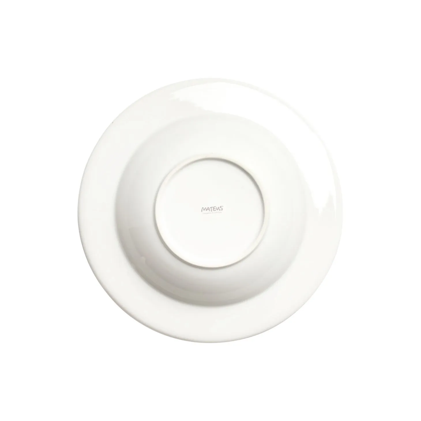 Bubbles suppetallerken 25 cm, white