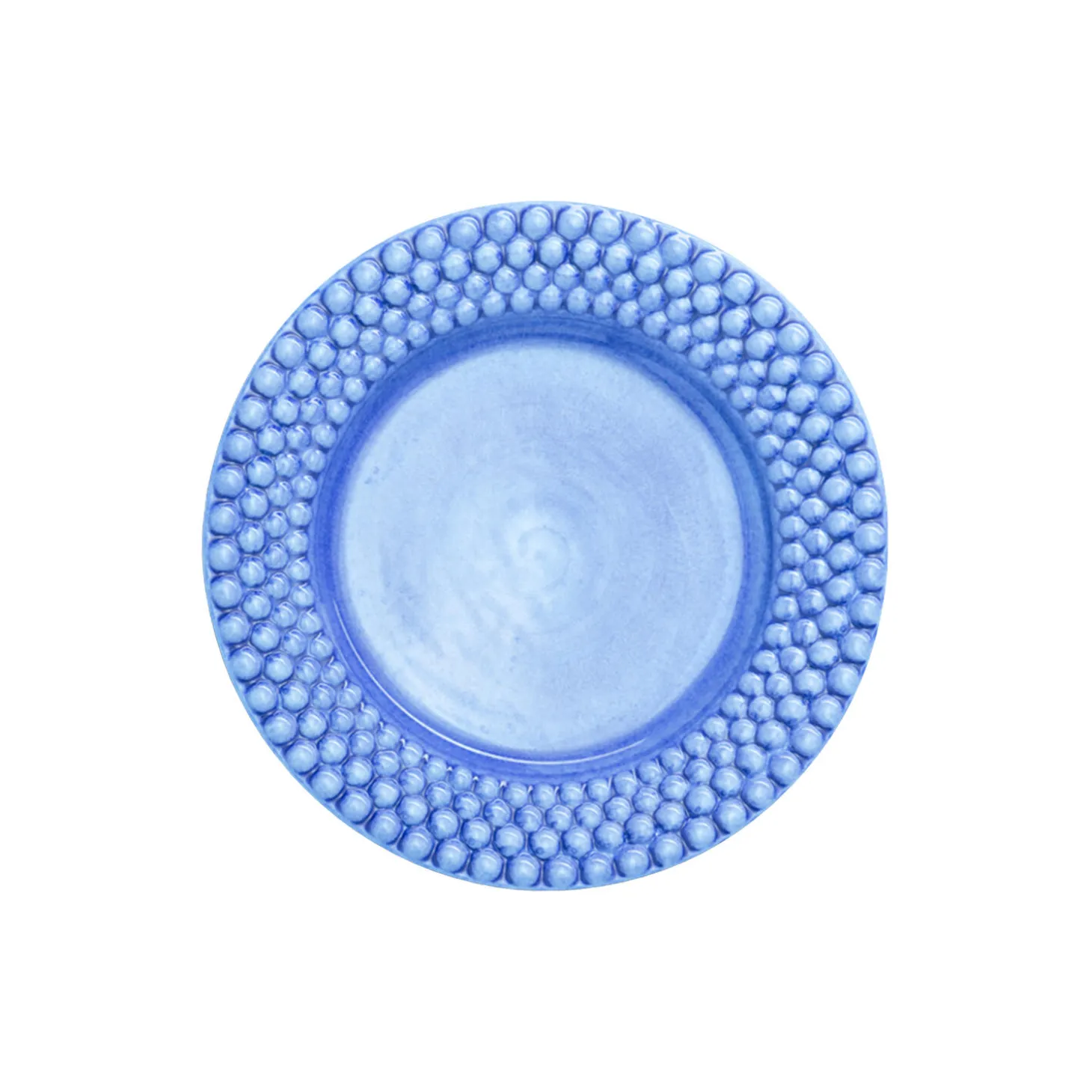 Bubbles tallerken 28 cm, light blue