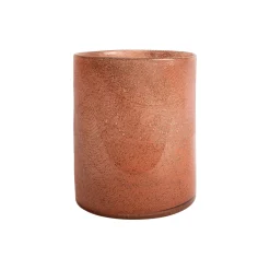 Calore vase/telysholder, rusty red