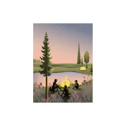 Campfire plakat, 40x30 cm