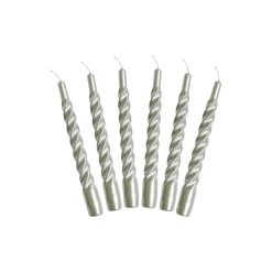 Candles With A Twist lys, silver
