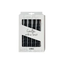 Candles With A Twist lys, matt black