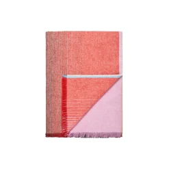 Carte Postale pledd, red/pink