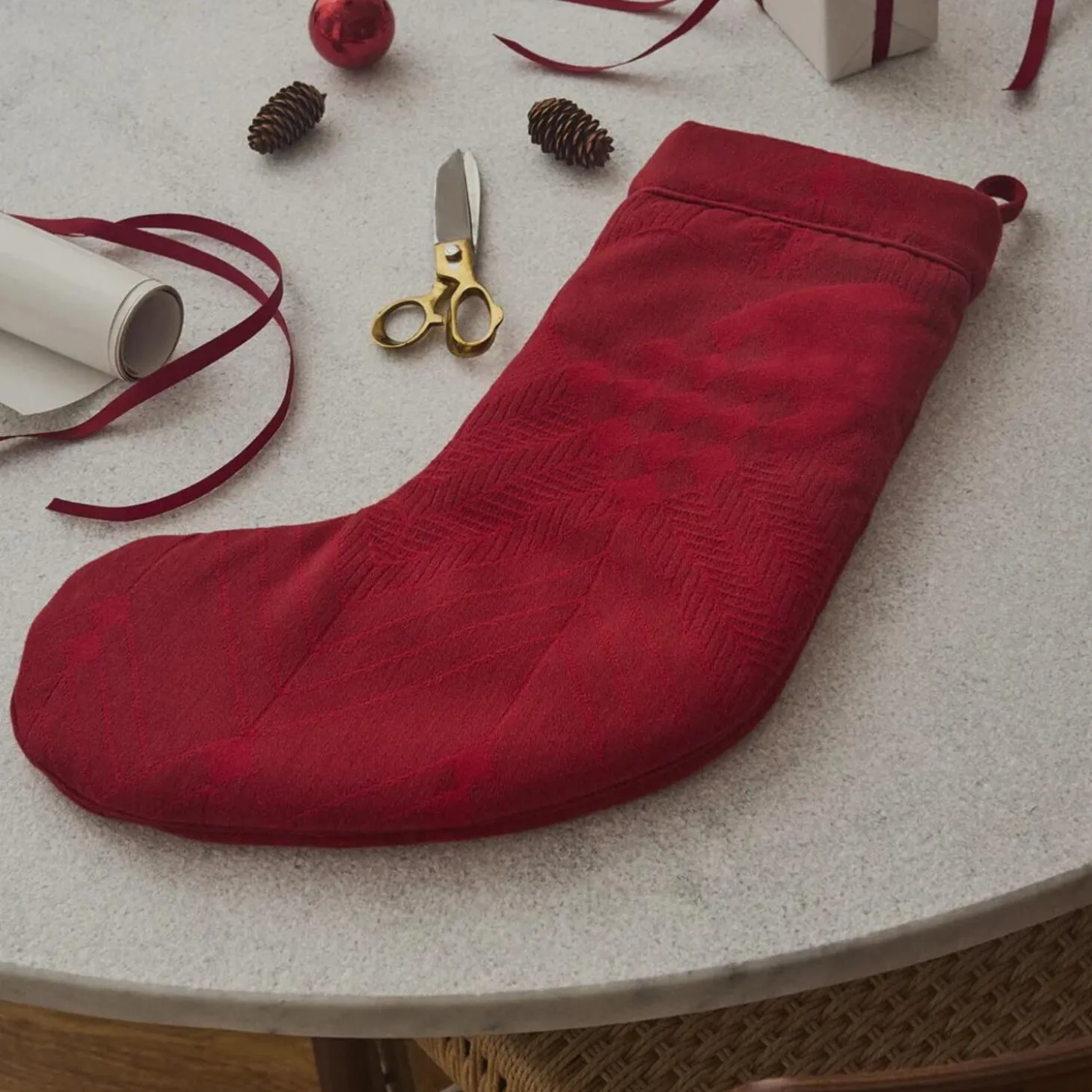 CHRISTMASjulesokk, deep red