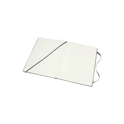 Classic Double Notebook linjert/blank, sort