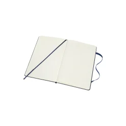 Classic Double Notebook linjert/blank, safirblå