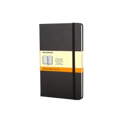 Classic Notebook linjerte sider, sort