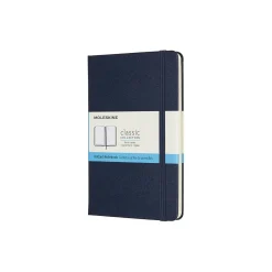 Classic Notebook prikkete sider, safirblå