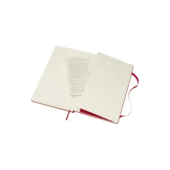Classic Notebook prikkete sider, skarlagensrød