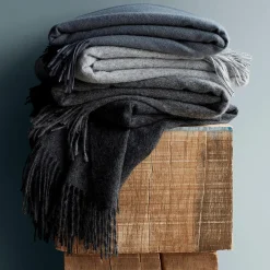 Classic pledd, dark blue
