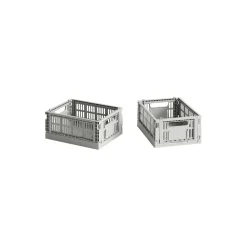 Colour Crate Mini sett med 2 stk., light grey