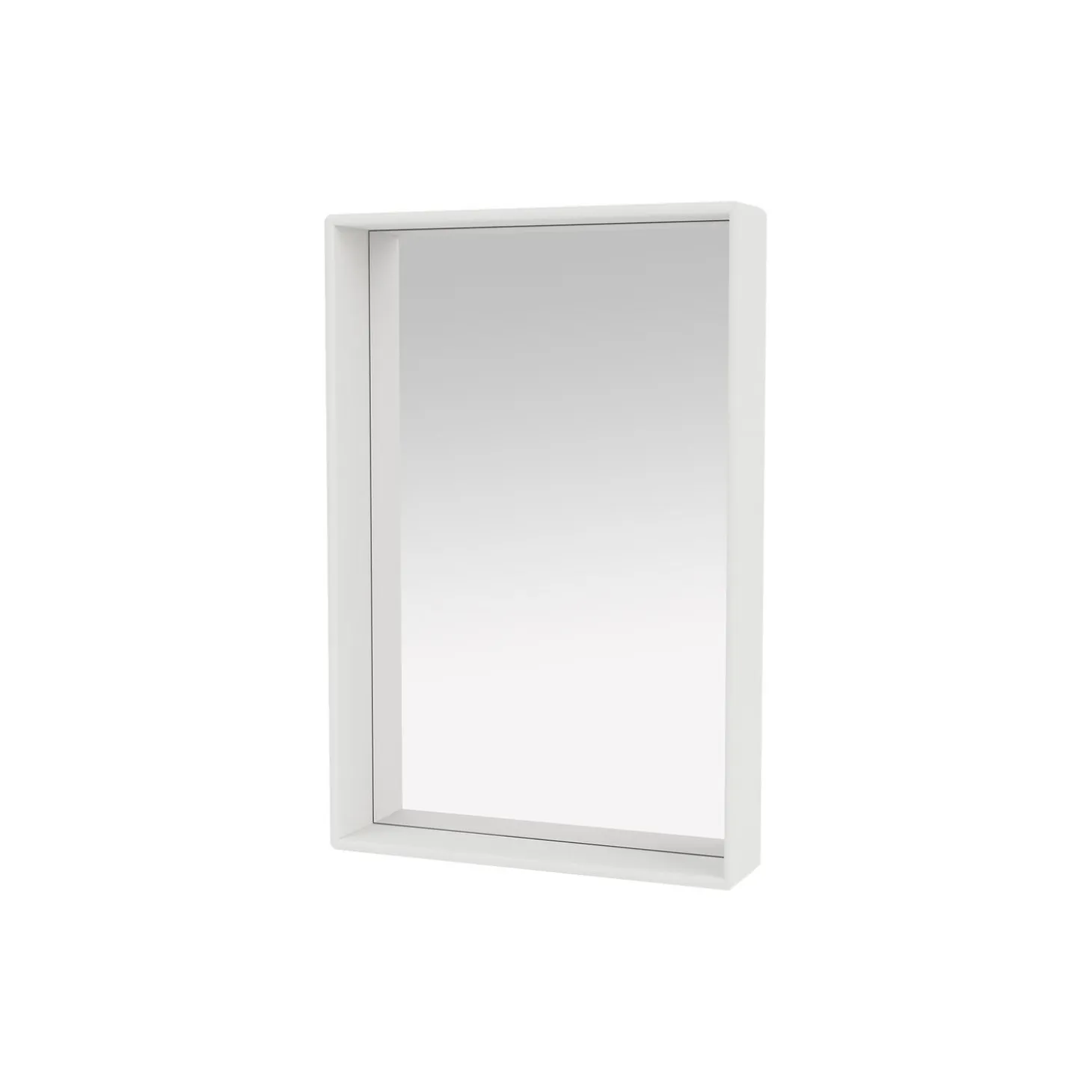 Colour Frame Mirror SHELFIE (SPB1208K), 01 white