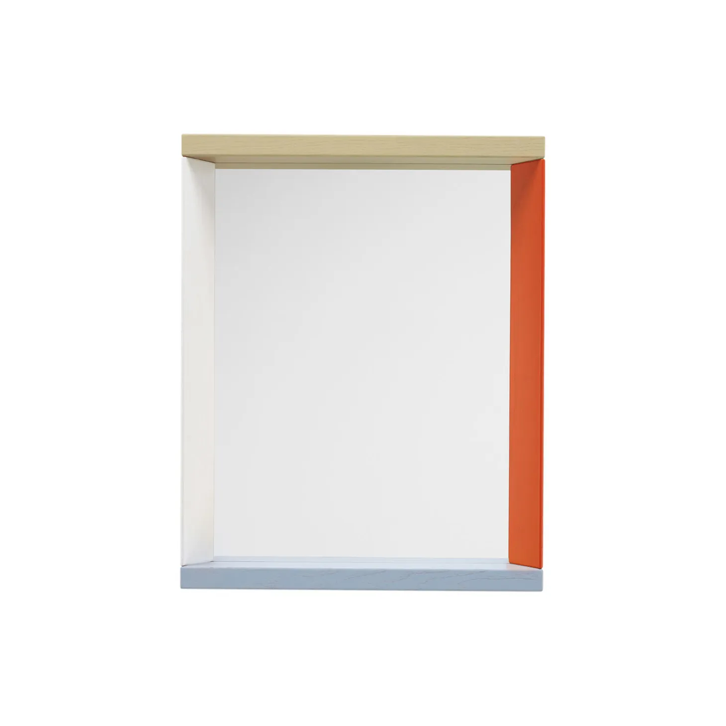 Colour Frame Mirror Small, blue/orange
