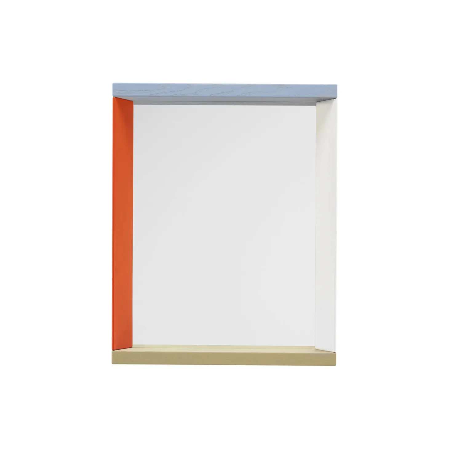 Colour Frame Mirror Small, blue/orange