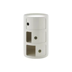 Componibile new big 3 pezzi oppbevaringsbord, bianco