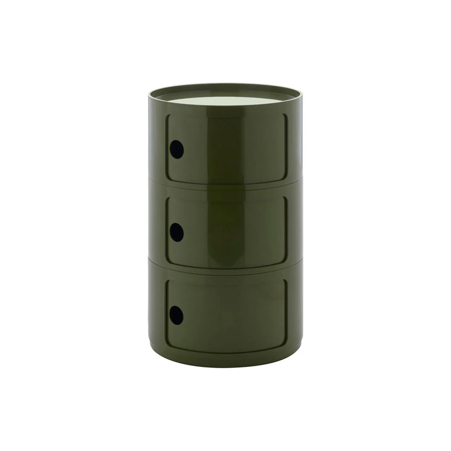 Componibile new big 3 pezzi oppbevaringsbord, verde