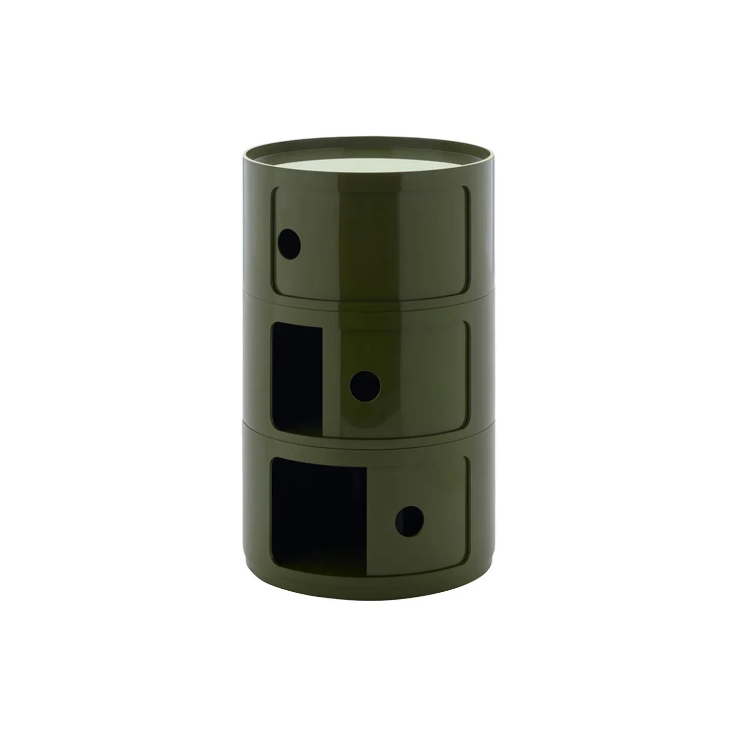 Componibile new big 3 pezzi oppbevaringsbord, verde