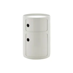 Componibile new big 2 pezzi oppbevaringsbord, bianco