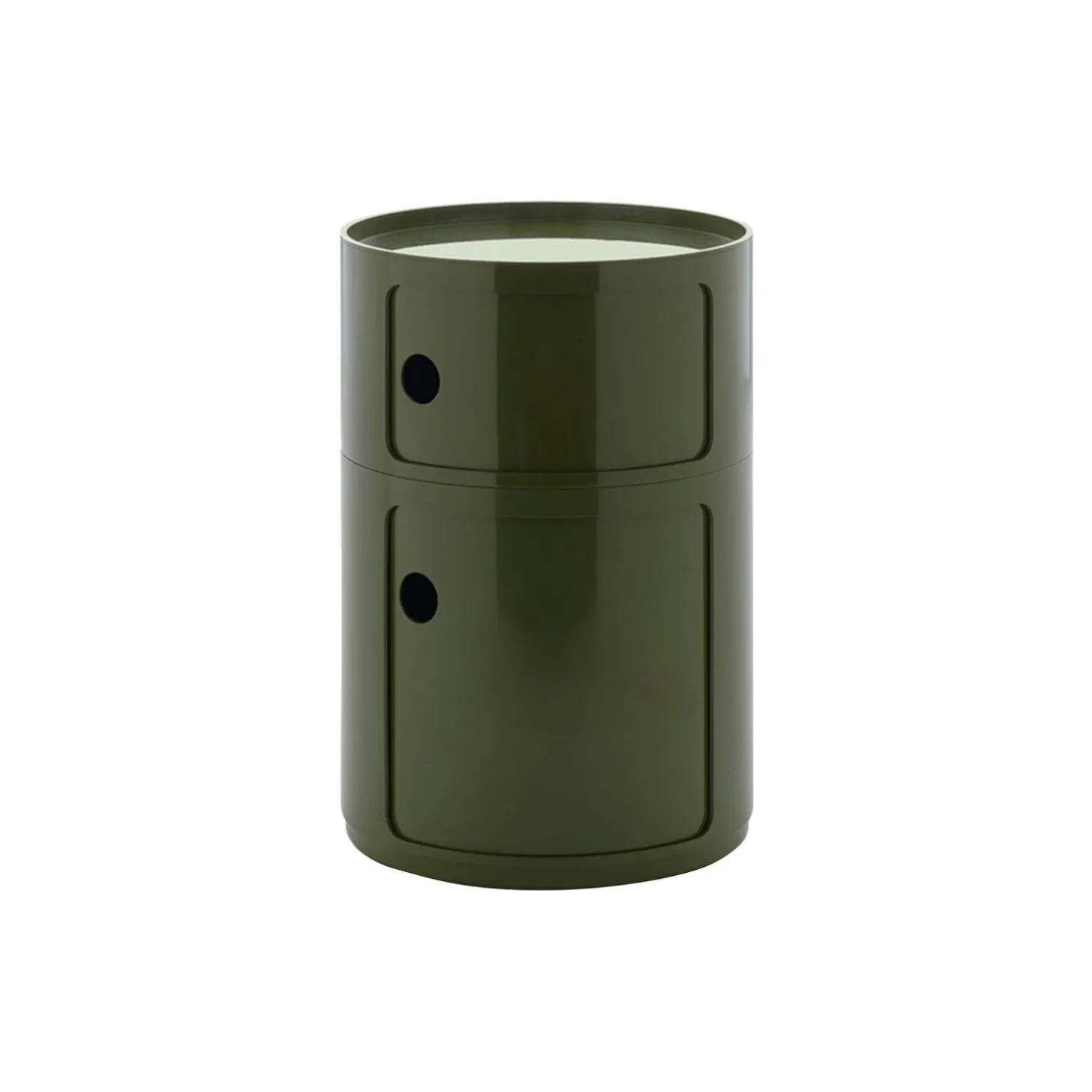 Componibile new big 2 pezzi oppbevaringsbord, verde