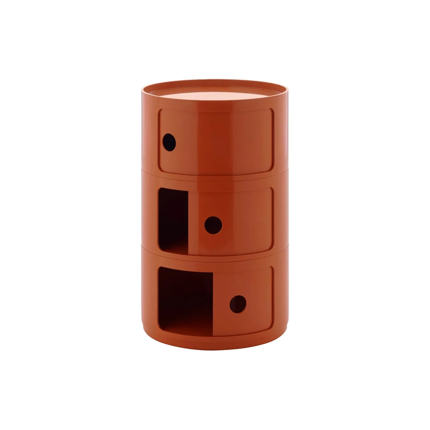 Componibile new big 3 pezzi oppbevaringsbord, arancio
