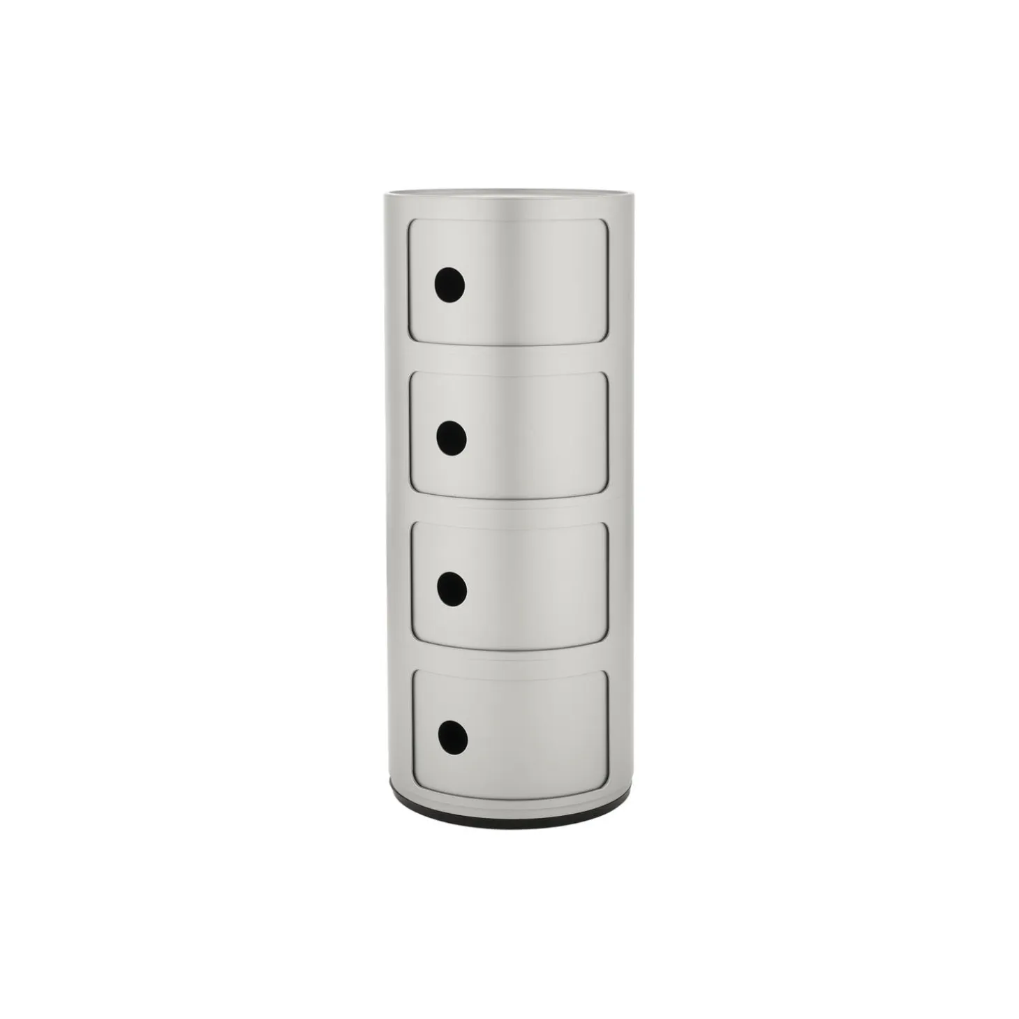 Componibili 4 elementi oppbevaringsbord, silver